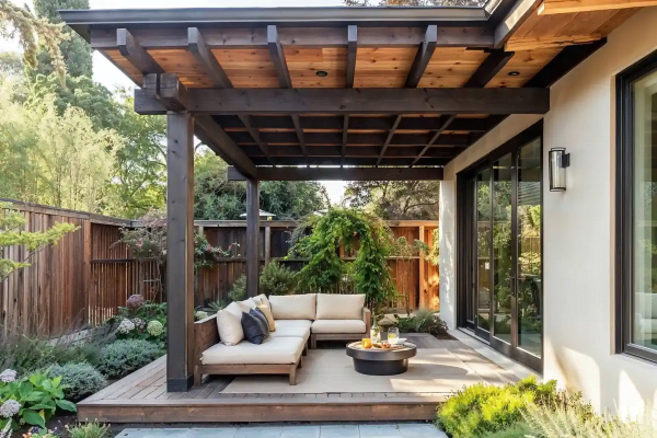 custom home patio